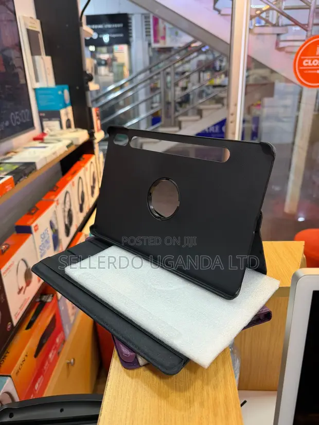 Premium 360 Rotating Tablet Case - Black - 1