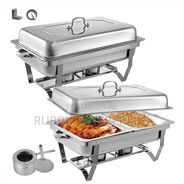 2-Compartment Chafing Dishes - 1