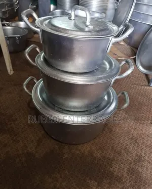Aluminium Saucepans - 3 Piece Set