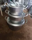 Aluminium Saucepans - 3 Piece Set - 1
