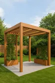 Durable Pergola - Simple Wooden Design - 1