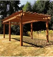 Durable Pergola - Simple Wooden Design - 2