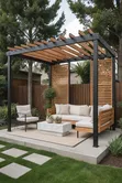 Mixed Wood and Steel Pergolas from 380,000 UGX/sqm - 1