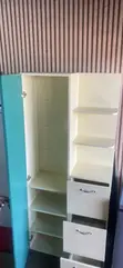 Modern Dressing Mirror with Drawers and Shelves - 2