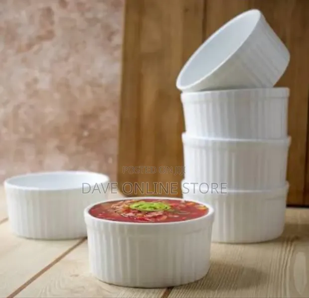 White Porcelain Ramekins - 1