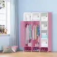 3-Column Plastic Wardrobe - 2