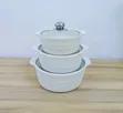 Ceramic Serving Dishes - 3 Piece Set - 3