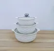 Ceramic Serving Dishes - 3 Piece Set - 4