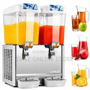 Commercial Double-Tank Juice Dispenser (18L x 2)
