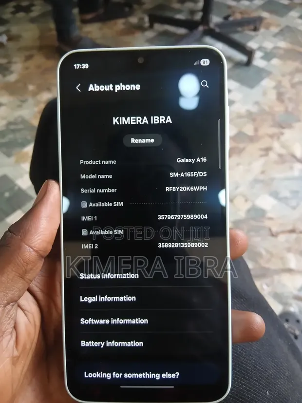 Samsung Galaxy A16 128GB Silver - 1