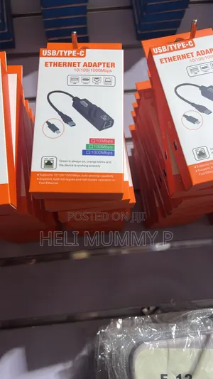 USB/Type-C to Gigabit Ethernet Adapter (10/100/1000 Mbps)