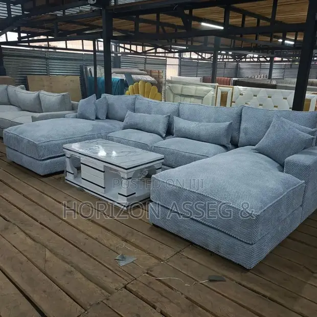 Classy 6-Seater U-Shaped Sofa - 1