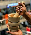 Wooden Mortar and Pestle Set - 2
