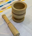 Wooden Mortar and Pestle Set - 3