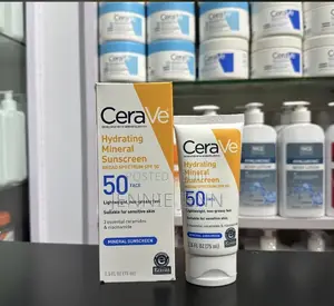 CeraVe Hydrating Mineral Sunscreen SPF50+