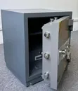 Heavy-Duty Grey Fireproof & Anti-Burglar Security Safe Box - 2