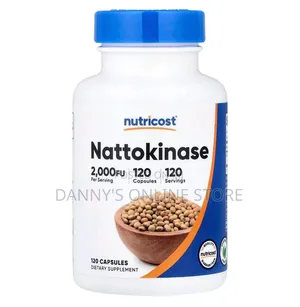 Nattokinase 2000 FU, 120 Capsules