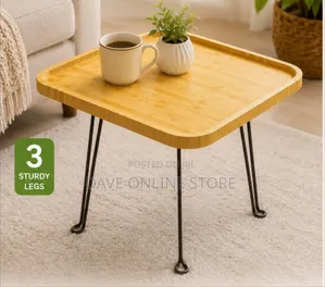 Bamboo Collapsible Side Table