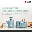 UK Haden Highclere 1.5L Vintage Rapid Boil Stainless Steel Kettle - 4