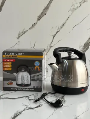 Silver Crest Electric Kettle - 5.0L, 1800W Stainless Steel