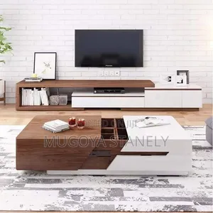 Combined TV Stand - Wood-Mode
