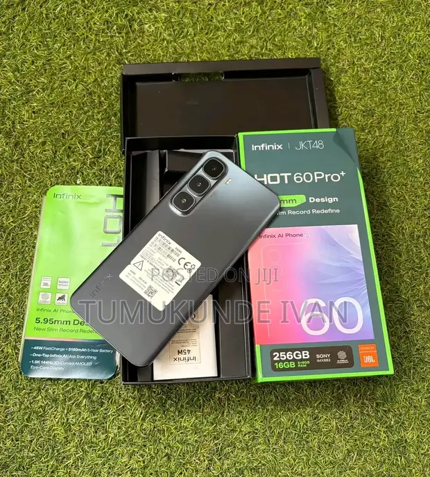 New Infinix Hot 60 Pro+ 256GB Black - 1