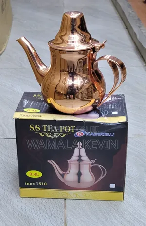 Stainless Steel Tea Pot - Rose Gold