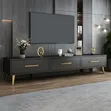 Brand New Wood-Mode TV Stand with Drawers - 1