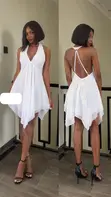 Luxury Ladies Halter-Neck Flowing Maxi Dresses - 1