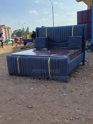 Blue Fabric Sofa Bed (4x6, 5x6, 6x6)