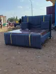 Blue Fabric Sofa Bed (4x6, 5x6, 6x6) - 1