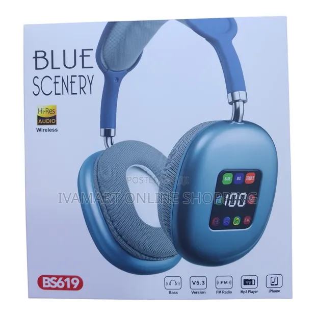 Blue Scenery BS619 Bluetooth Wireless Headphones - 1