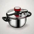 6L Stainless Steel Pressure Cooker with Safety Valve - 1