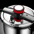 6L Stainless Steel Pressure Cooker with Safety Valve - 2