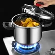 6L Stainless Steel Pressure Cooker with Safety Valve - 4