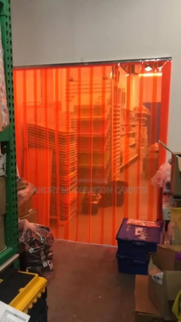 Coloured PVC Transparent Curtains - 1