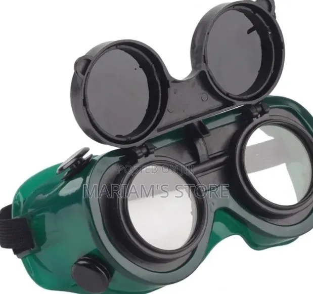 Pair of Flip-Up Shade Welding Goggles - 1