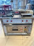 JADA 7-Star Commercial Gas Cooker with Pizza Oven & Hot Plate - 1