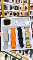 YH999+ AMOLED Smart Watch - 4-in-1 Straps - 2