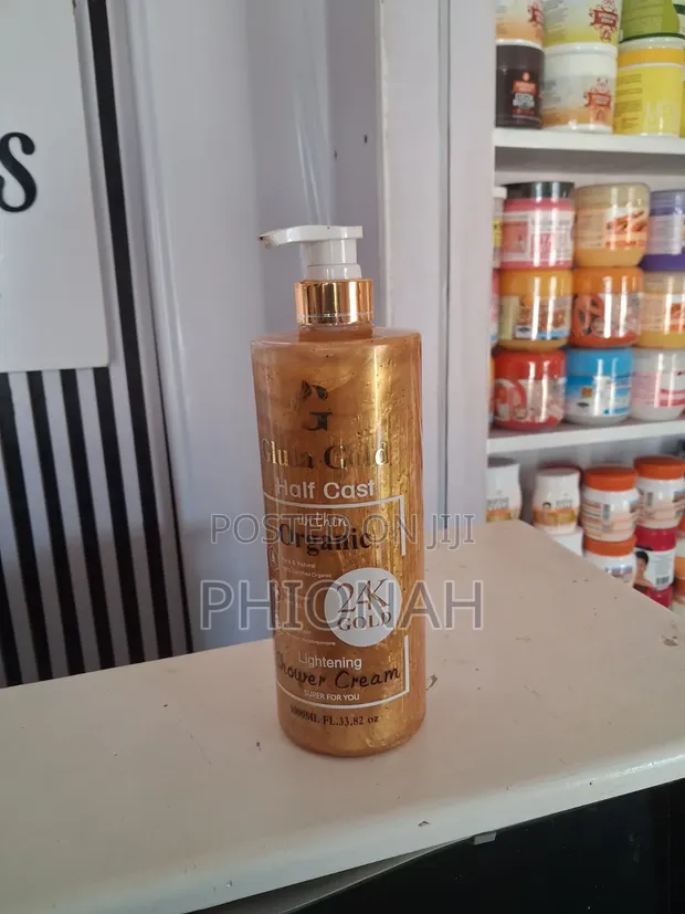 Gluta Gold Half Cast Organic 24K Shower Gel - 1