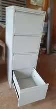 4 Drawer Metal Filing Cabinet - 1