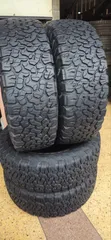 265/70R17 BF Goodrich Tyres (Used, Imported) - 2