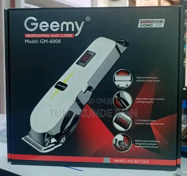 Geemy GM-6082 Hair Grooming Clipper - 1