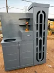 Gray Kitchen Cabinet / Gas Cabinet - 2