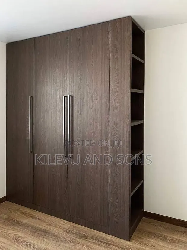 Portable Wardrobe with Shoe Rack Side - 1