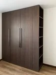 Portable Wardrobe with Shoe Rack Side - 1
