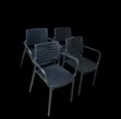 Brand New Plastic Dining Chairs (Set of 4) - 2