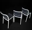 Cafe Blade Plastic Chairs - Brand New - 1