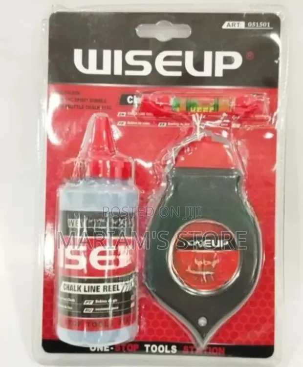 WISEUP 3-Piece Chalk Line Reel Set - 1