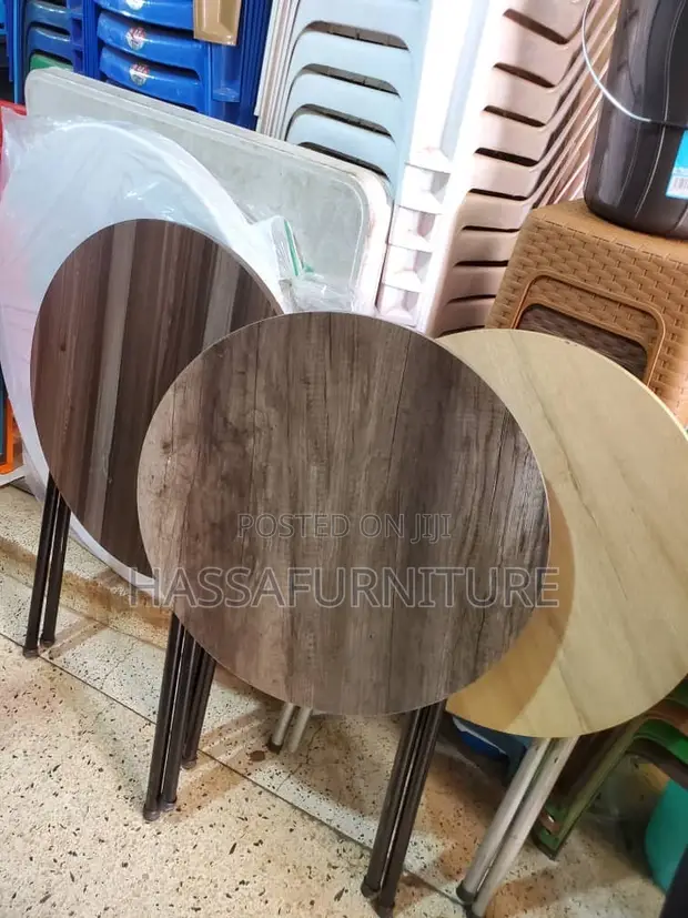 Brand New Round Foldable Tables - 1